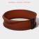 Baking shape with a glass bottom "Circle", 25.5 × 7 cm (from handle to handle 29 cm), brown color