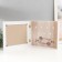 Key closed "Pink Tulips" 26.5x31.5 cm white