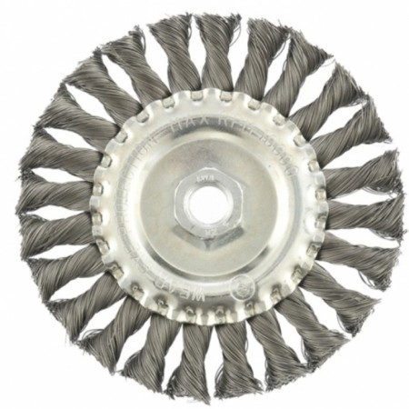 Matrix Ushm brush, d = 125 mm, M14, flat, twisted wire 0.35 mm