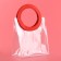 Gift package from PVC, red, 20 x 18 x 10 cm