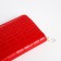Women's wallet with lightning, red color