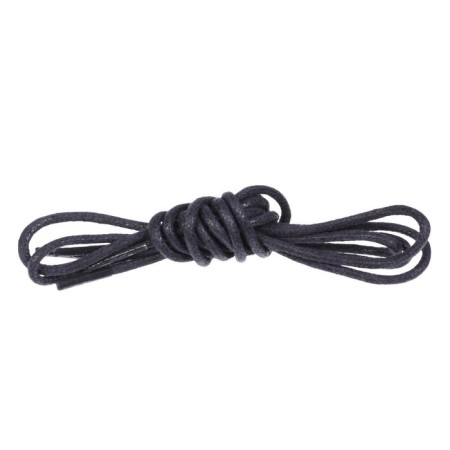 Shoes for shoes, steam, round, wax, d = 3 mm, 75 cm, dark blue color-3