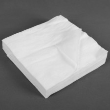 Disposable cosmetic napkins, 100 pcs, density 40g/m2, cotton, 20 × 20 cm, white color