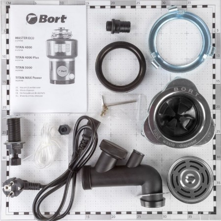 Bort Titan 4000, 390 watts, 3 steps, 4.2 kg/min, 90 mm, gray, gray-3