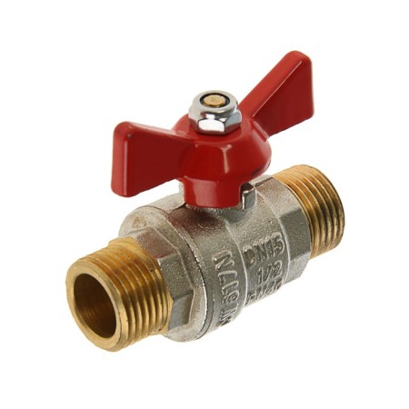 Ball bar Valtec Base, external/external thread 1/2 ", butterfly-1