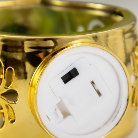 Nightmare "frozen candle" 3xlr1130 gold 5x7.5x12 cm Risalux-6