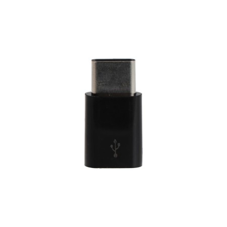 Red Line adapter with MicroUSB on Type-C, black-2