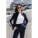 Female Sports Costume, size 48, dark blue color