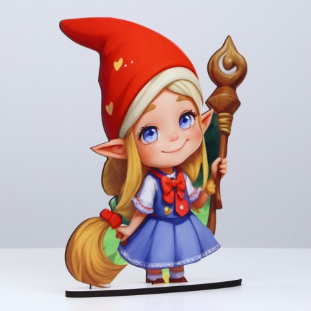 Stand for hairpins and bows "Gnomik", 19 x 25cm-1