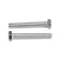Bolt Stroybat, with a hexagonal head, galvanized, Din933, M8x60 mm, 3 pcs