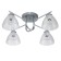 Ceiling lamp 4x60W E27, size 56x56x20 cm