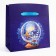 New Year. Bag-Korobok Gift New Year's "Glass Ball", 27 x 20 x 13 cm.