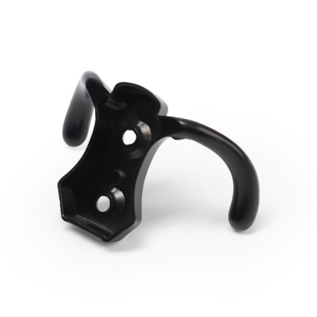 Hook furniture tundra TKD007, two -rod, black color-5