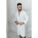 Terry dressing gown, size 48, white color