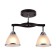 Ambrella Light Traditional, 2x40W E27, Coffee color, Chrome