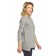 Female sweatshirt, size 42, gray color