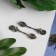 Souvenir wallet metal "A spoon-hareman. Ruble" 5x1 cm