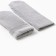 Mittens double manual embroidery, gray color, river 18