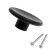 Handle K-16 button, without coating, black color