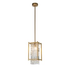 Lamp on the ESCADA rod, 2103/1S Gold. 1x60W, E27, 160x160x325/1165 mm, color gold