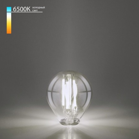 Filament LED lamp Elektrostandard, Mini Classic F, 45x45x78 mm, 6W, E14, 600LM, 6500K