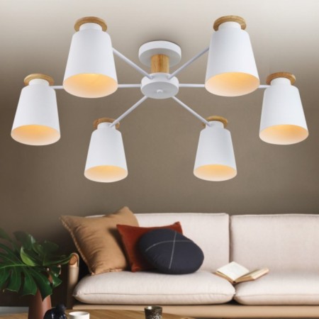 Rivoli Adna 6he27, 40 watts chandelier-1