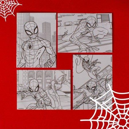 Set for drawing, 20 items "The fastest", Spider-Man-6