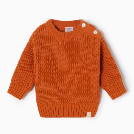 Jumper knitted baby i oranges, r.68-74, orange-3