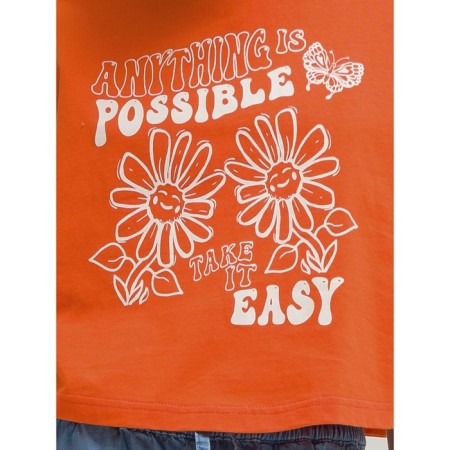TOP female, size 42, orange color-2