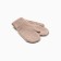 Baby mittens minku, brown color, 18 cm