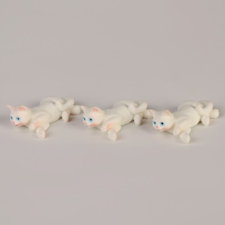 Miniature Puppet "Affectionate cat", set of 3 pcs., Size 1 pc. - 2.5 × 1.5 × 4.5 cm-1