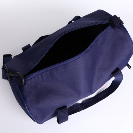 Road bag, textura, small size, blue color-4