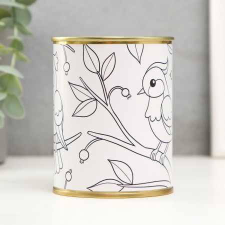 Pigger Bank Metal Children's Coloring "Bird"-1