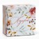 Square gift box, packaging, “gift” 14 x 14 x 8 cm