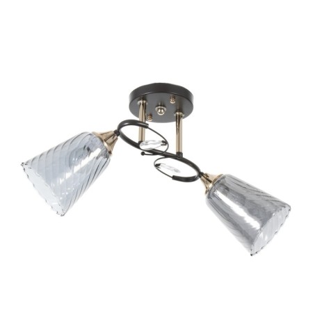 Roni chandelier 2he27 40w Black 50x20x23cm Bayerlux-1