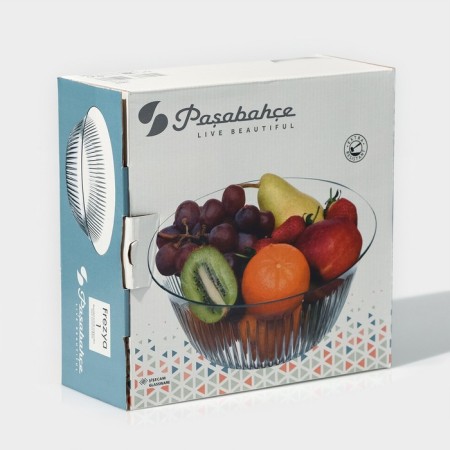 Glass salad Frezya, 2650 ml, d = 22 cm, h = 9.5 cm-3