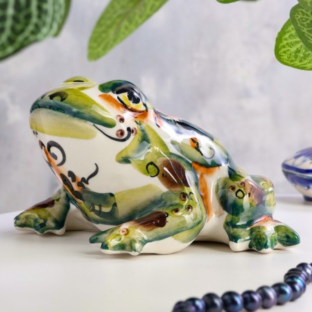 Souvenir "Frog Sonya", Gzhel, Color-2