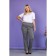 Female trousers, size 52, gray color