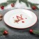 Plate porcelain dining shade of the "happy New Year", d = 25.5 cm