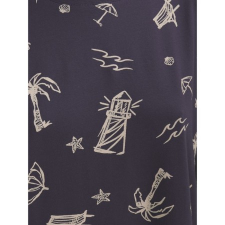 Female dress, size m, dark blue color-5
