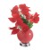 Night Poansettia 9XLED 4000K Red 15x15x40cm Risalux