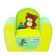 Game chair "Bear", yellow/light green color