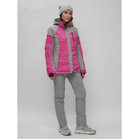 Ski suit, size 42, pink color-12