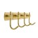 Cappio CVF001 hanger, metallic, four -rod, gold color