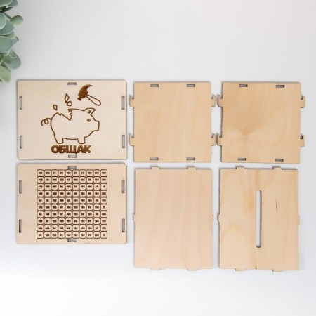 Pigger "common fund" 13.4x10x10 cm (set of 6 parts)-5