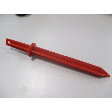 Set of pegs, universal, h = 23 cm, d = 20 mm, set 25 pcs., Red-1