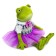 Soft toy "Olivia Kvakovskaya", with a jacquard vest, 16 cm