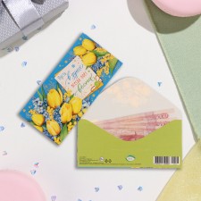 The envelope for the money 
