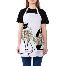 Apron of a kitchen with a photo print 