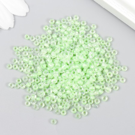 Beads "Zlatka" 08/0, 3 mm, 10 g 2214 Salad-1